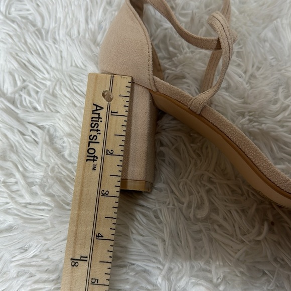 Allegra K Women's Solid Color Strap Block Heel Lace up Sandals - Picture 9 of 9